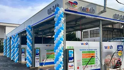 TotalEnergies samouslužna perionica u Jagodini