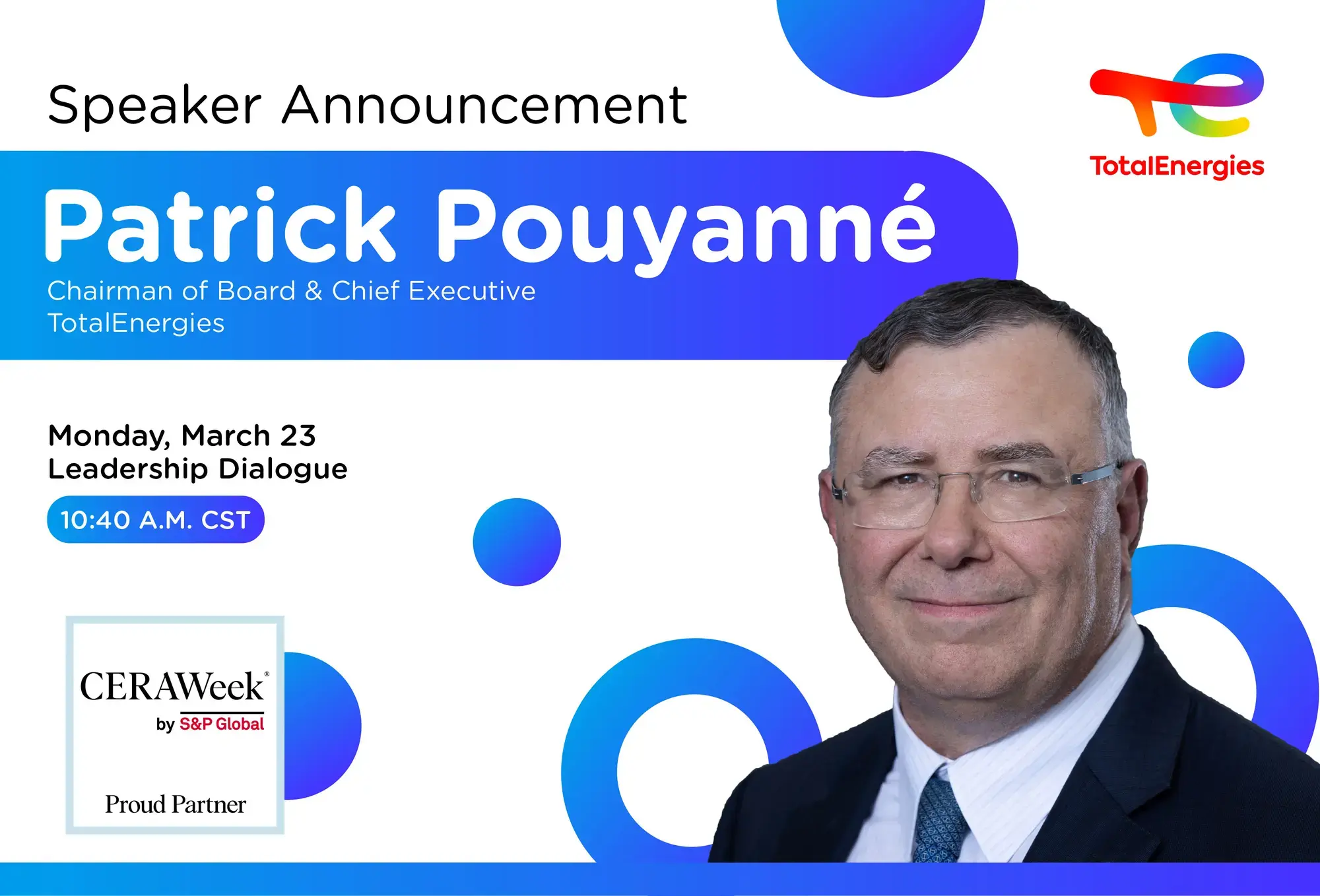 CERAWeek website banners