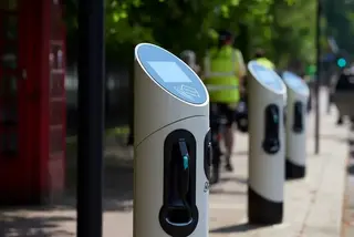 EV charge points in London