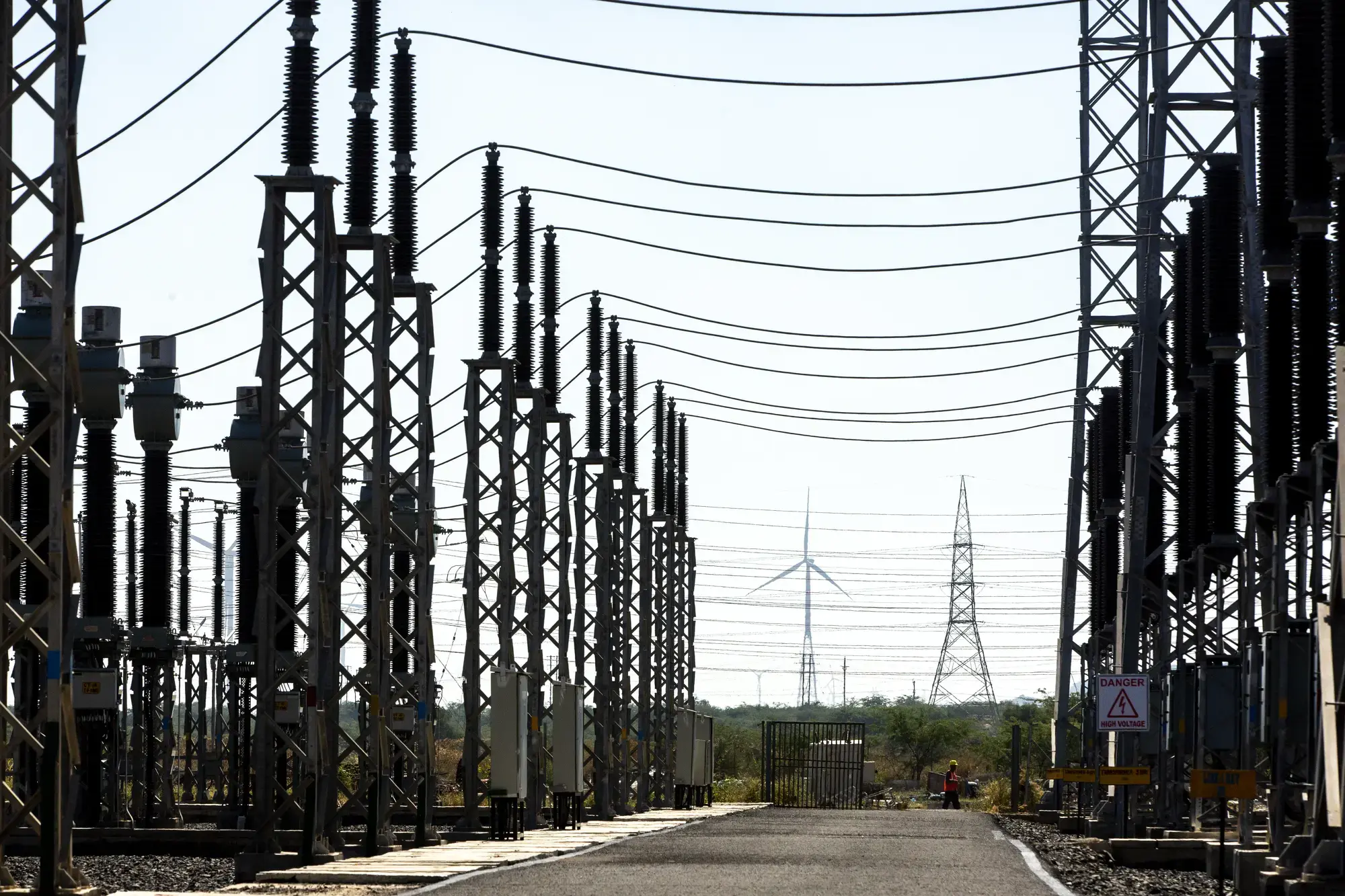 Ferme éolienne de Dayapar, Gujarat, Inde