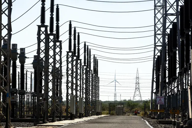 Ferme éolienne de Dayapar, Gujarat, Inde