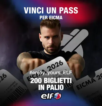 Vinci un pass per eicma, 200 biglietti in palio, #enjoy_yours_ELF