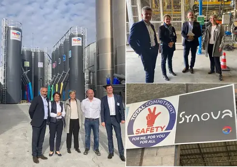Inauguration de l'usine Synova de TotalEnergies
