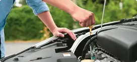 Provjera razine ulja za motor