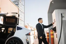 Paying for charging with a bank card