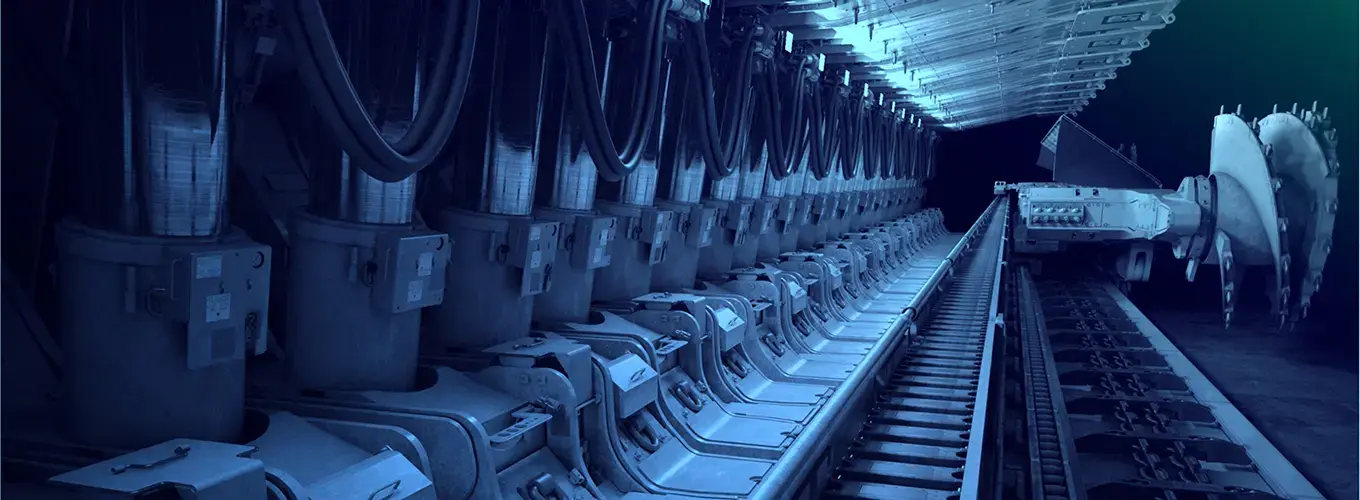 longwall mining hydraulic circuits