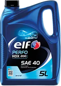 truck and bus engine oil: ELF PERFO HDX 200 SAE 40 5L