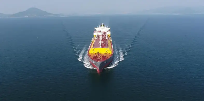 ship in the middle of the sea
