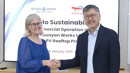 TotalEnergies ENEOS celebrates the commissioning of SteelAsia’s first solar rooftop project