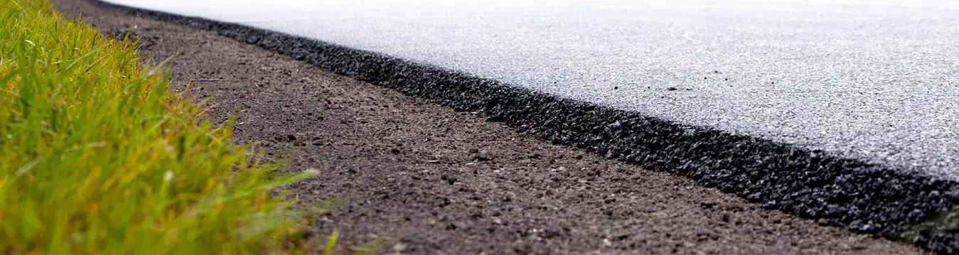 Seitenansicht Asphalt