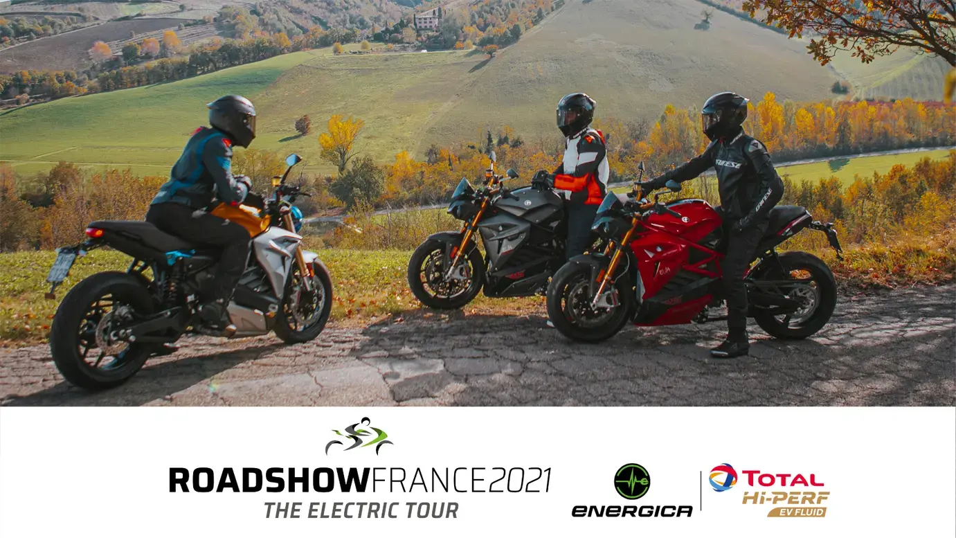 TotalEnergies and Energica Roadshow France