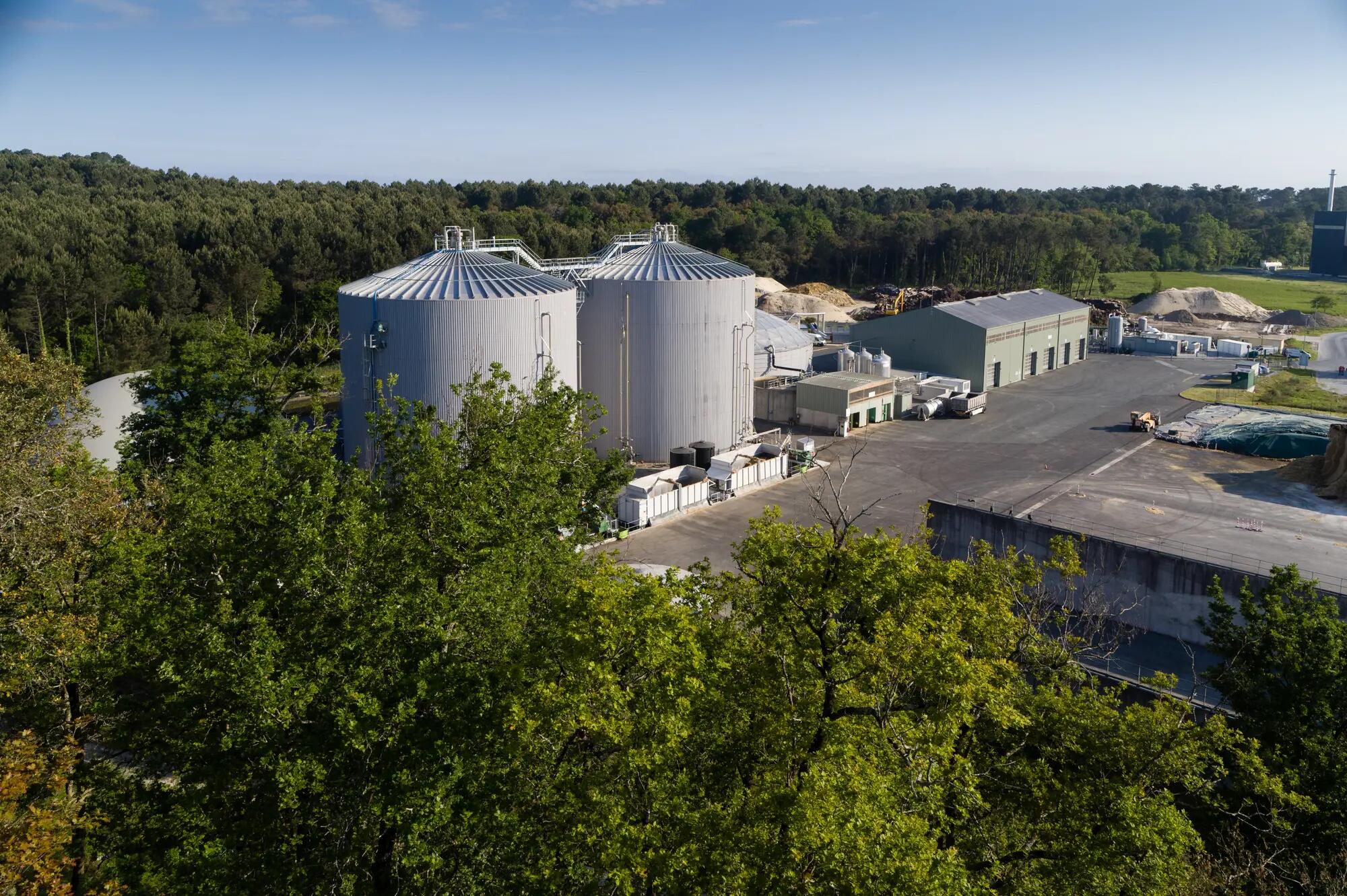 Biogas production plant