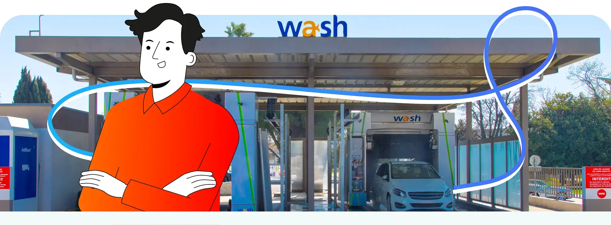 Partenaire de la carte Fleet, stations de lavage Wash