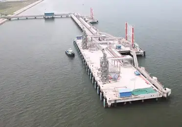 Loading of Finished Product via Jetty