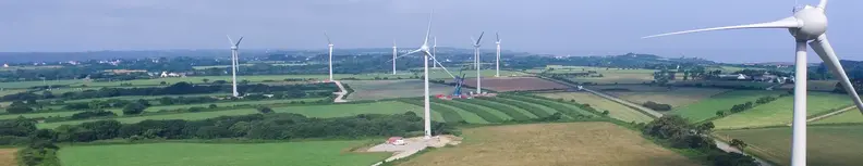 wind turbine parc total quadran