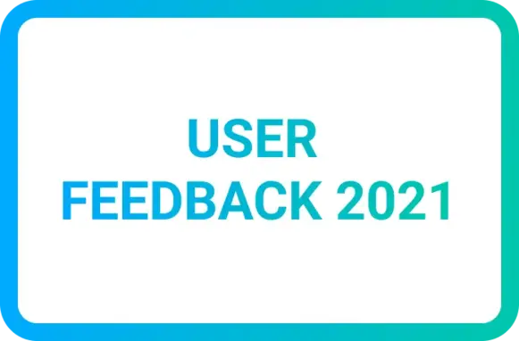 User feedback 2021