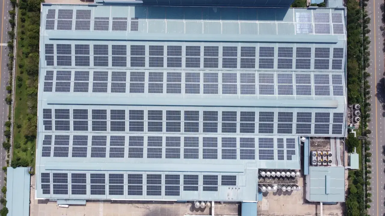 DG APAC rooftop solar installation - Mega