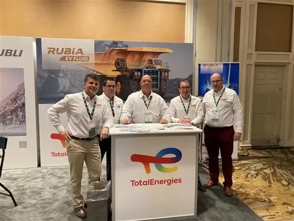 Mining team at The Electric Mine event