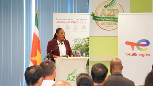 TotalEnergies EP Suriname and APA Suriname Corporation mark construction milestone in the GranMorgu Health Care Project at AZP
