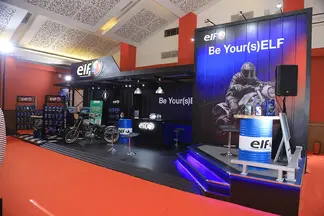 ELF booth at the launch of ELF Indonesia