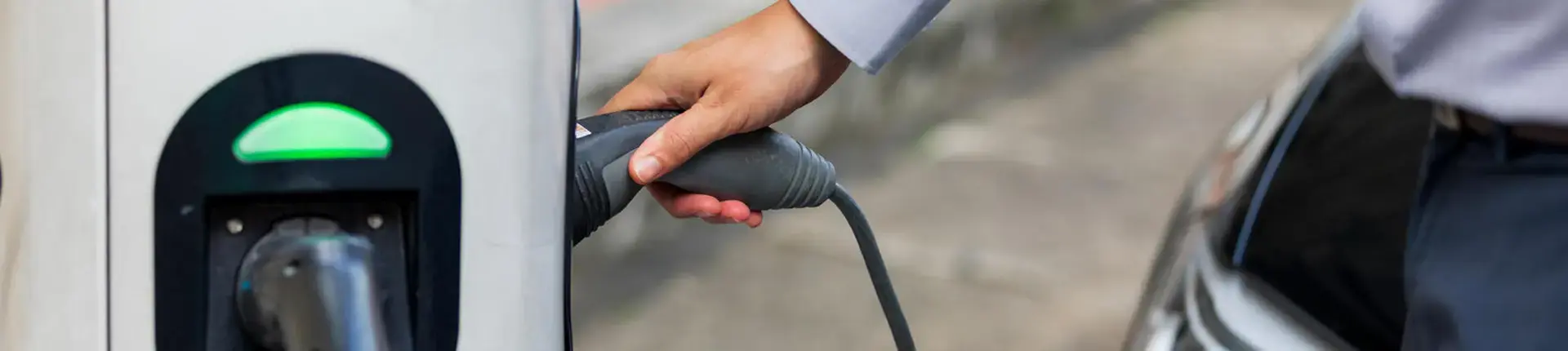 Customer at Purvis Street charging station, Singapore