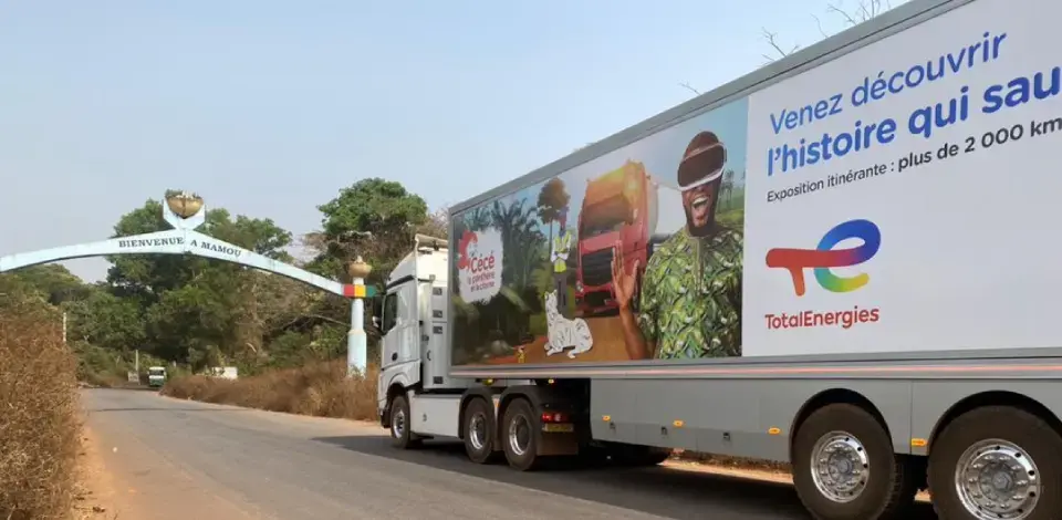 la caravane en image à Mamou