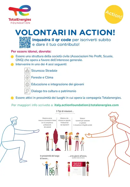 Progetto Action - programma solidate TotalEnergies