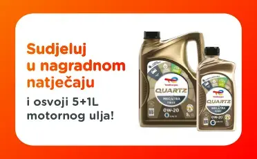 Sudjeluj u nagradnom natječaju i osvoji 5+1L motornog ulja!
