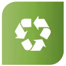 L'emballage est en polyéthylène 100 % recyclable