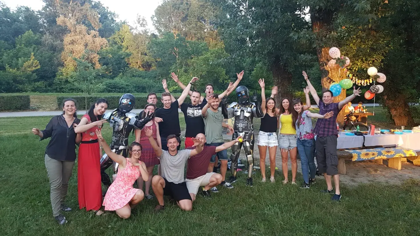 A little picnic with TOTAL ROBOT QUARTZ brothers in Croatia