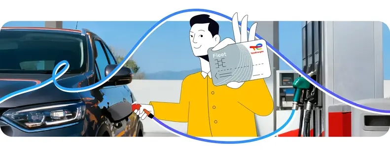 Carte carburant et de recharge électrique Fleet