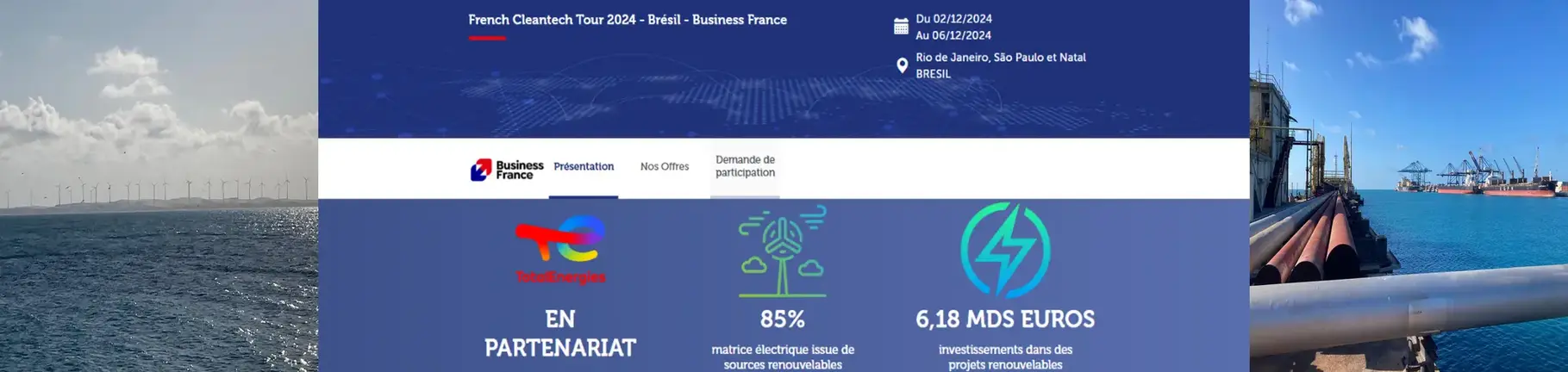 french cleantech tour brésil 2024