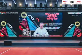 Live stream from Mr. Stephane Dion, Managing Director, Total Lubricants China at 2022 TotalEnergies Li-Ning Li Yongbo Cup 3V3 Tournament