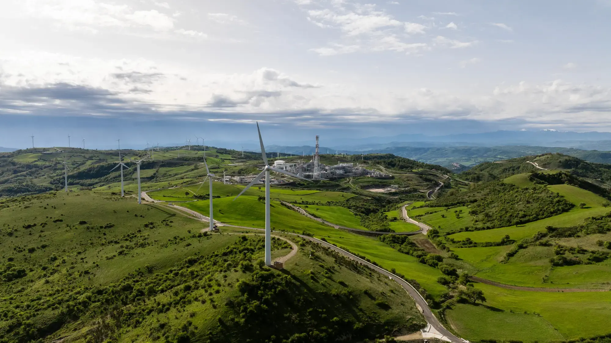 Tempa Rossa oil and gas site in Corleto Perticara, southern Italy
