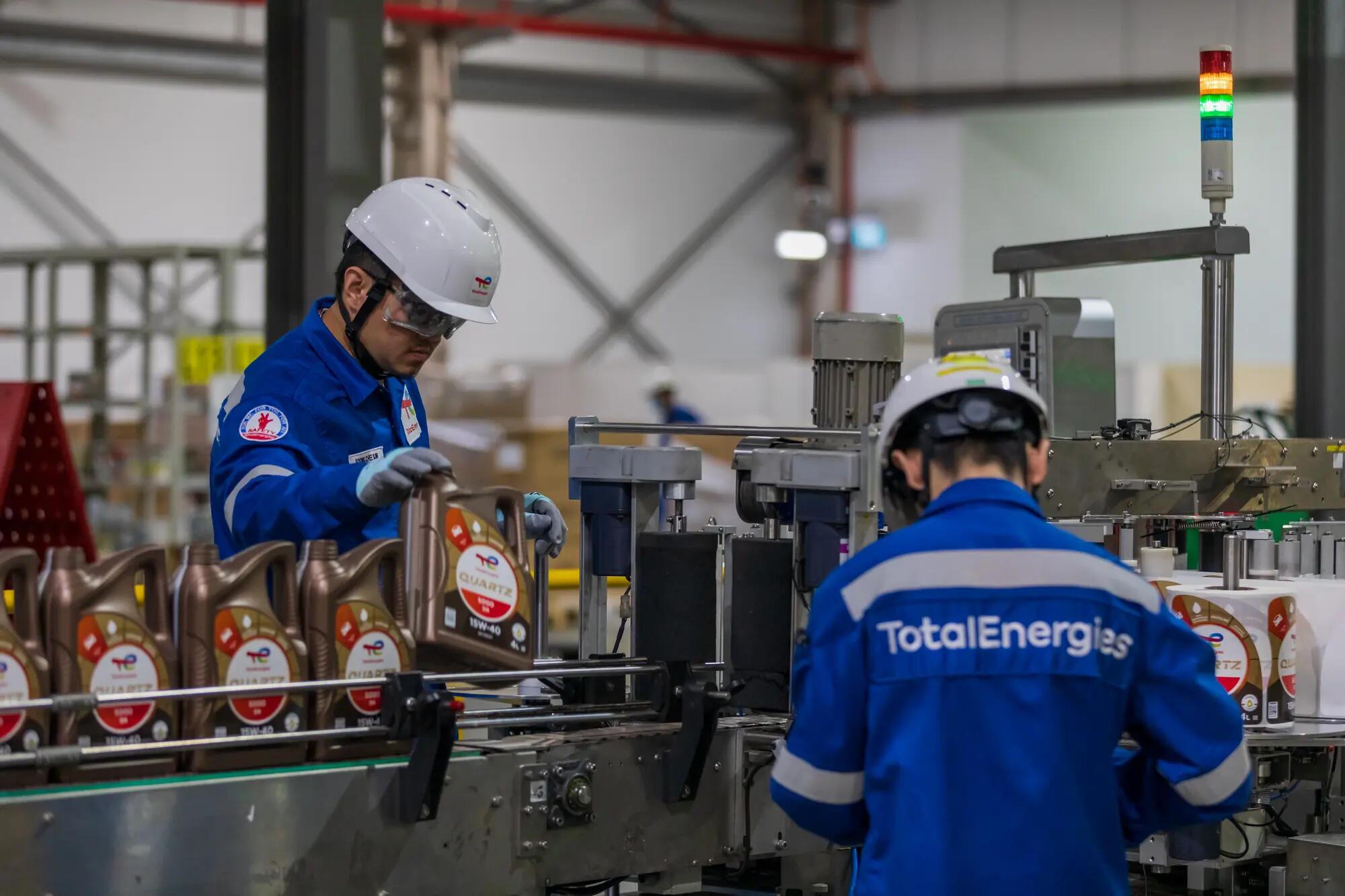 Smeermiddelenfabriek in Tuas, Singapore