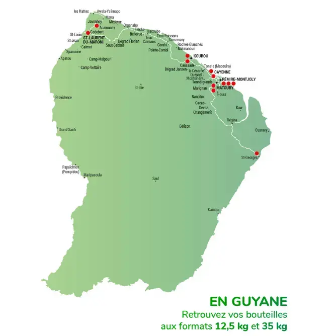 carte guyane