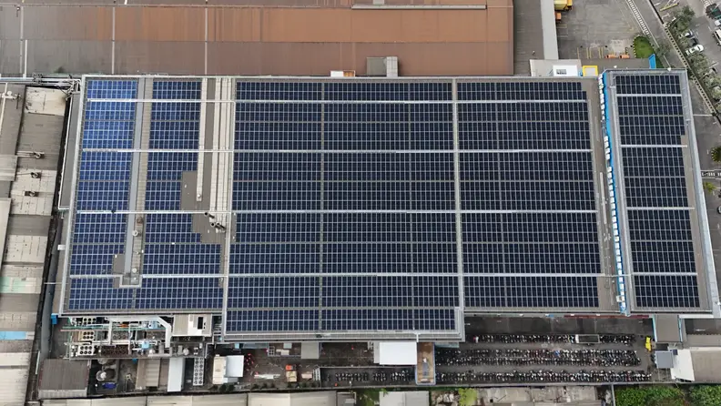 site of pt. perusahaan industri ceres’ rooftop solar installed by totalenergies eneos