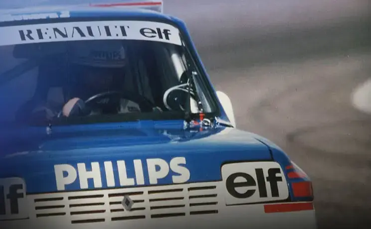 Renault Alpine car with ELF logo