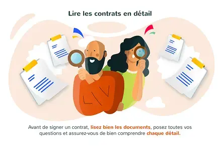 Lire les contrats en détail