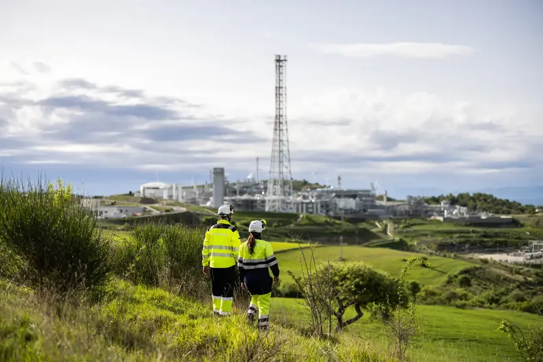 Tempa Rossa oil and gas site in Corleto Perticara, southern Italy