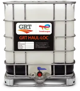 GRT Haul-Loc dust suppressant in a large container