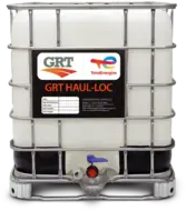 GRT Haul-Loc dust suppressant in a large container