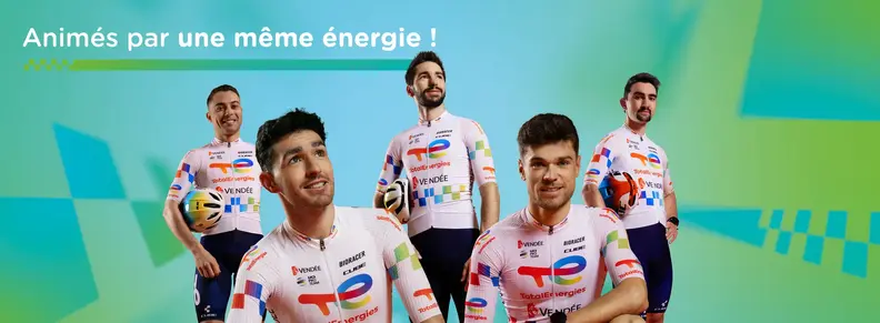 Vibrez au rythme du Tour de France avec le Team TotalEnergies.