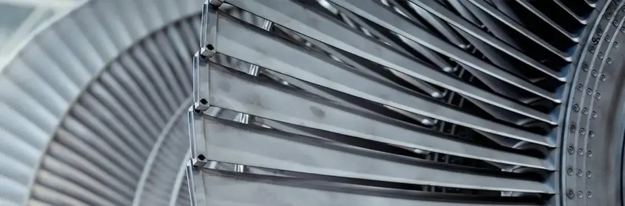 Egy turbina részlete