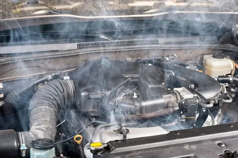 when your engine is overheated, let it cool down completely before opening the radiator