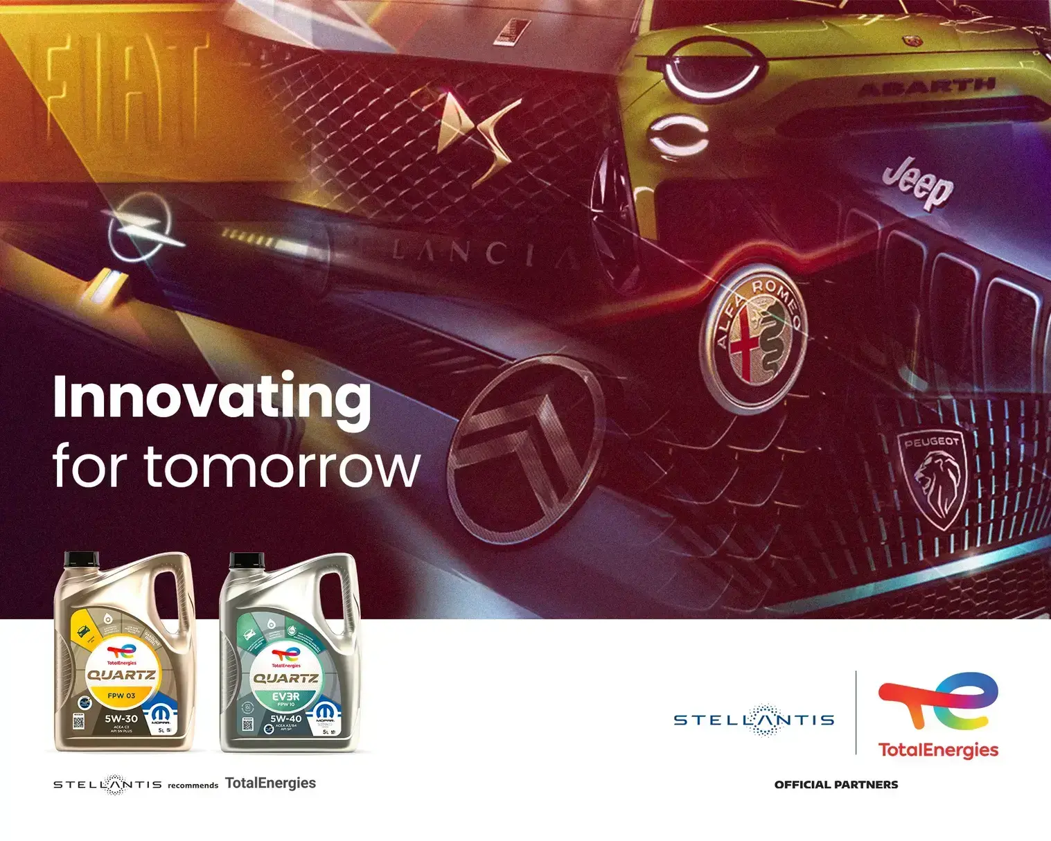 Stellantis рекомендує TotalEnergies. Innovating for tomorrow. 2026-2030