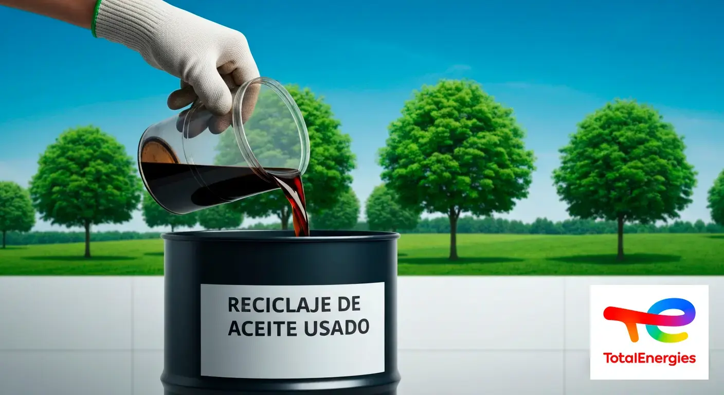 reciclaje de aceite usado totalenergies