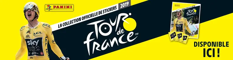 Bannière Panini Tour de France 2019