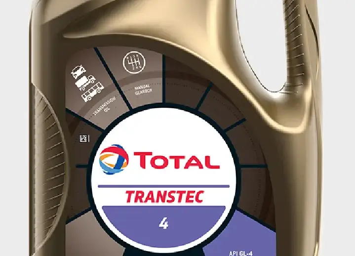 4L bottle of Total TRANSTEC 85-90 gear oil