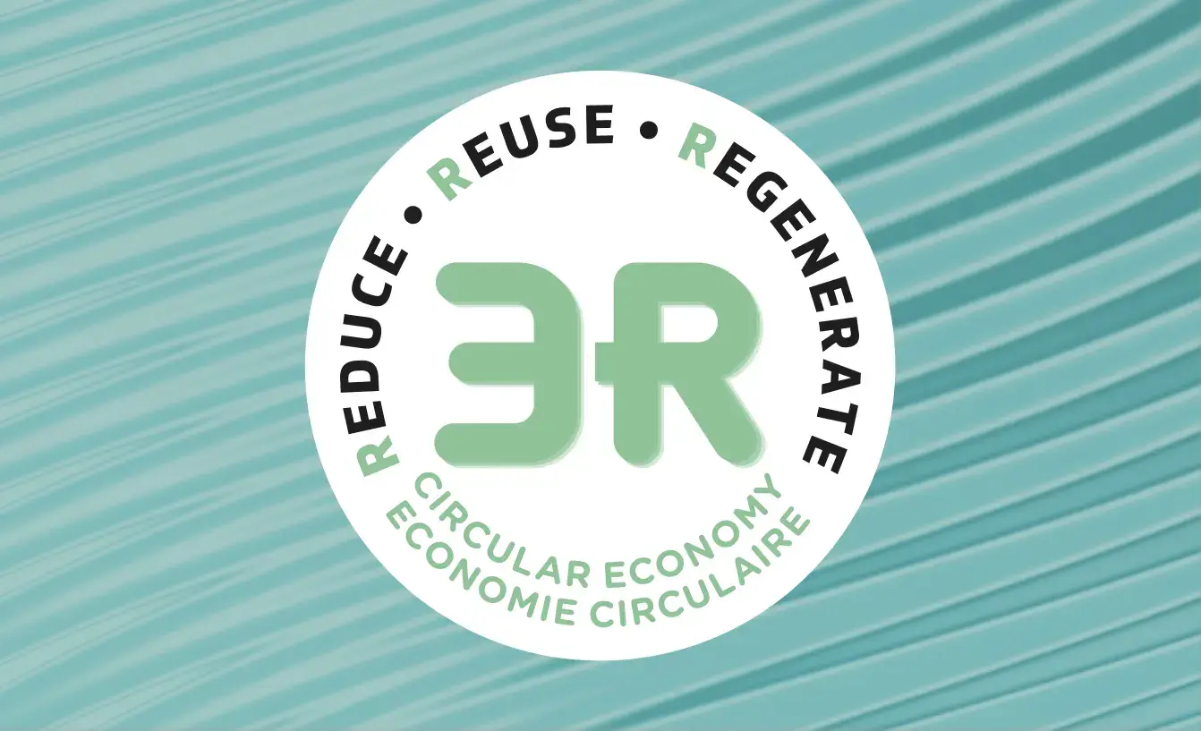 3R - Reduce, Reuse, Regenerate. Circular economy